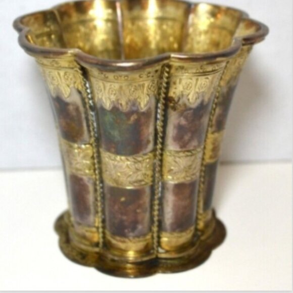 Kiddush Cup Vintage Silver Collectible Decor Stamped 925S EDV Andersen Danmark - Picture 2 of 7